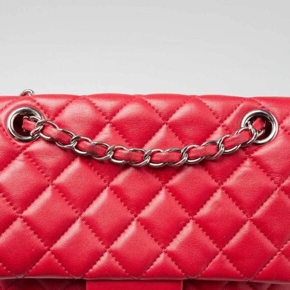 Chanel Red Quilted Lambskin Leather Small Urban Spirit Backpack Bag - Picture 3 of 11